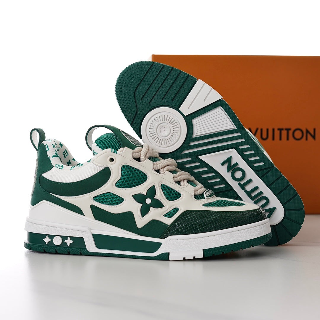 LV skate bianche e verdi