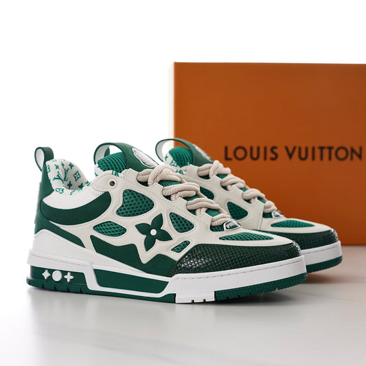 LV skate bianche e verdi